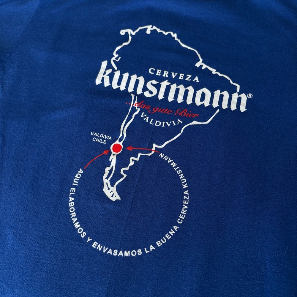 Kunstmann Beer - Blue Men's T-Shirt SIZE MEDIUM